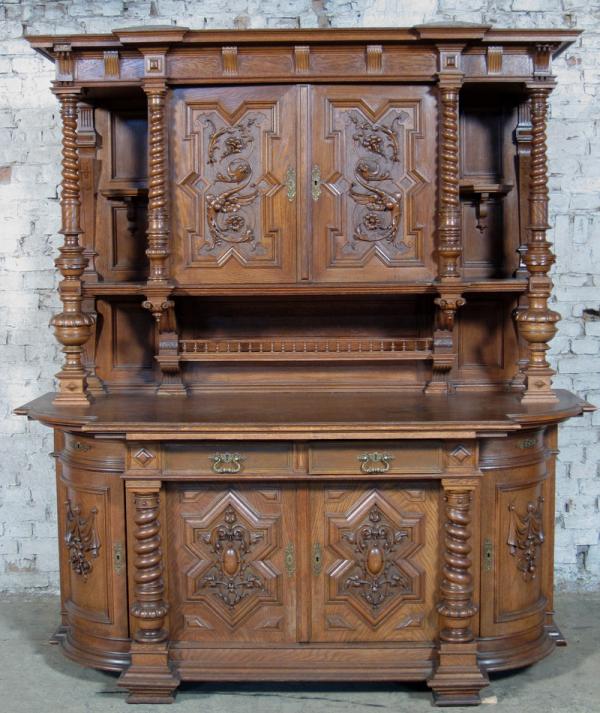 Buffet gerundete Schubladen 01