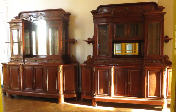 Zwei wunderschöne Jugendstil Buffet 01