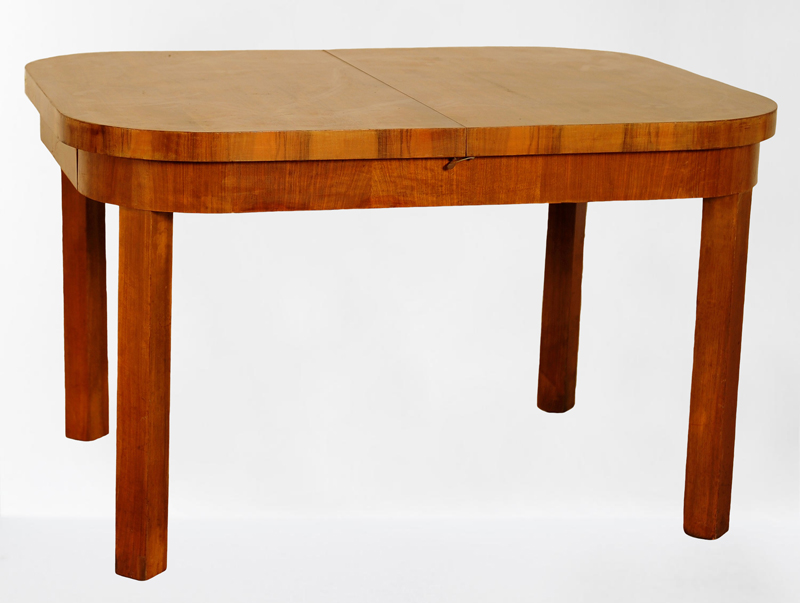 Ausziehbarer Art Deco Esstisch 01