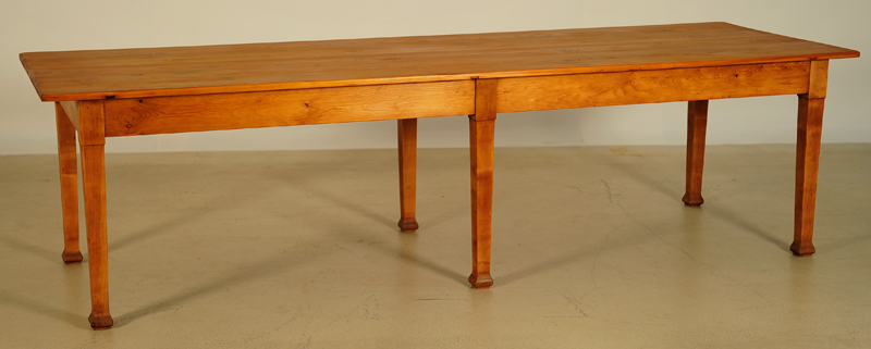 Restaurierte Jugendstil Weichholz Tafel 1