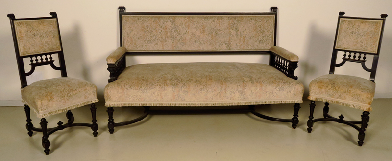 Dreiteilige Gründerzeit Sitzgruppe 01