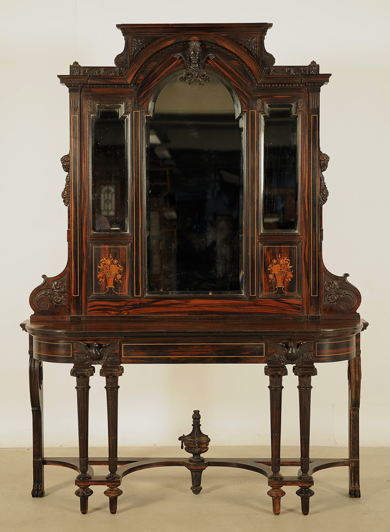 Seltene Spiegelkonsole aus dem Historismus 1