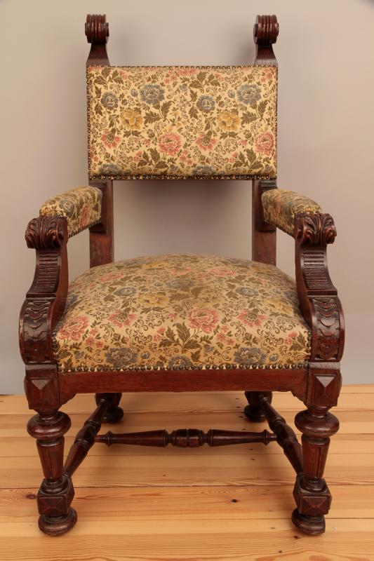 Gründerzeit Armlehner aus Eiche 1