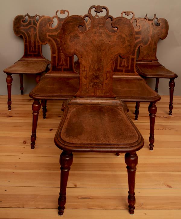 Süddeutsche Gründerzeit Brettstühle 1