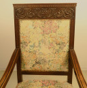 Eiche Armlehner mit heller Polsterung 5