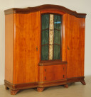 Jugendstil Kleiderschrank aus Kirschholz 2