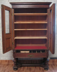 Gründerzeit Bücher- Vitrinenschrank 6