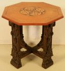 Neorenaissance Tisch mit Einlegearbeiten-1