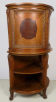 Seltener Kabinettschrank in Trommelform 02
