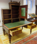 Riesiger Biedermeier Aufsatzschreibtisch 05