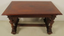 Gründerzeit Esstisch mit gedrechselten Säulen 3