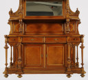 Schöne Gründerzeit Kredenz mit Glasscheibe 04