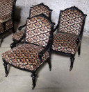 Anmutige 8-teilige Gründerzeit Sitzgruppe 26