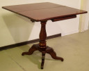 Klappbarer Englischer Beistelltisch aus Mahagoni 03