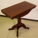 Klappbarer Englischer Beistelltisch aus Mahagoni 05