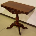 Klappbarer Englischer Beistelltisch aus Mahagoni 07