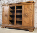 Neorenaissance Bücherschrank aus Nussbaum 4